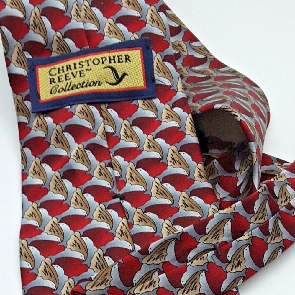 Christopher Reeve Collection Silk Tie - Picture 4 of 4